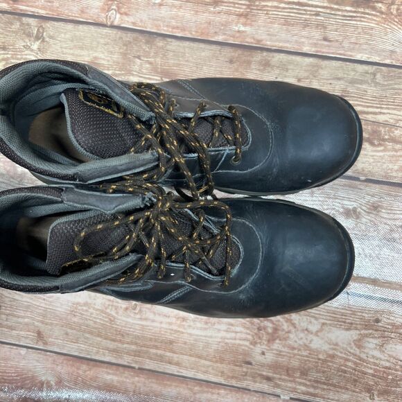 Timberland Mens Mt Maddsen Mid Waterproof Hiking Boots 7 40 Brown Leather A141B - Picture 11 of 14